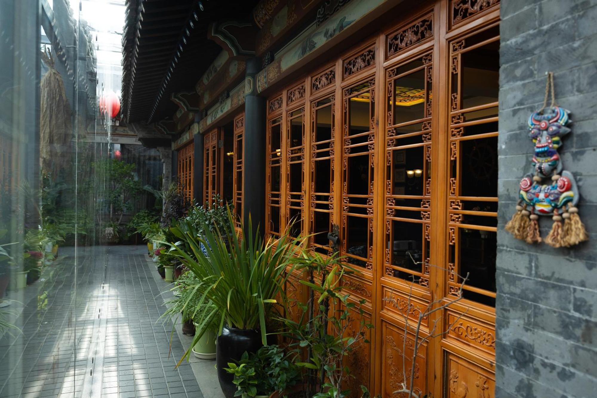 Datong Yunzhong Traditional Courtyard Exterior foto