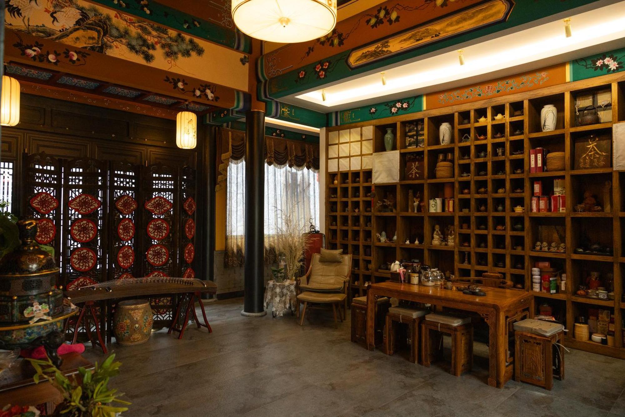 Datong Yunzhong Traditional Courtyard Exterior foto